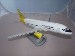 Sukhoi SuperJet100 Fly Service Turkey scala 1-72